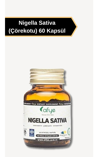 Afye Nigella Sativa (60 Bitkisel Kapsül)